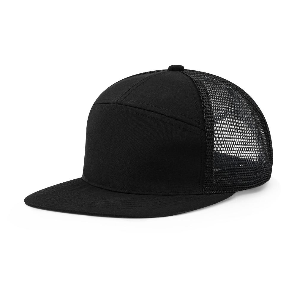 Breathable Mesh Baseball Cap 7 Panel Visor Hat Fashion Hip-Hop Hat Unisex