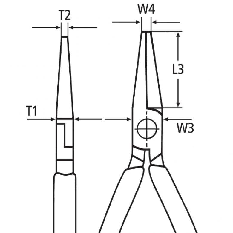 MECHANICS PLIERS 200MM - KN 38 71 200