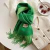 New Fashion Cashmere Scarf for Women Warm Winter Solid Color Double Sided Wraps Neckerchief Poncho Echarpe Pashmina Stoles