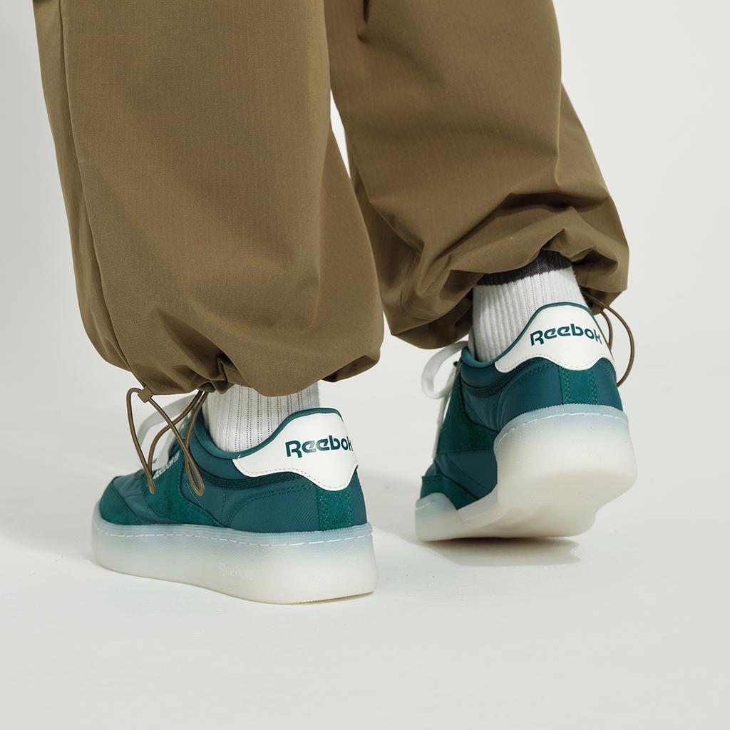 Reebok Club C 85 Comfortable Retro Low-Top Sneakers Unisex Sneakers Green 100222333