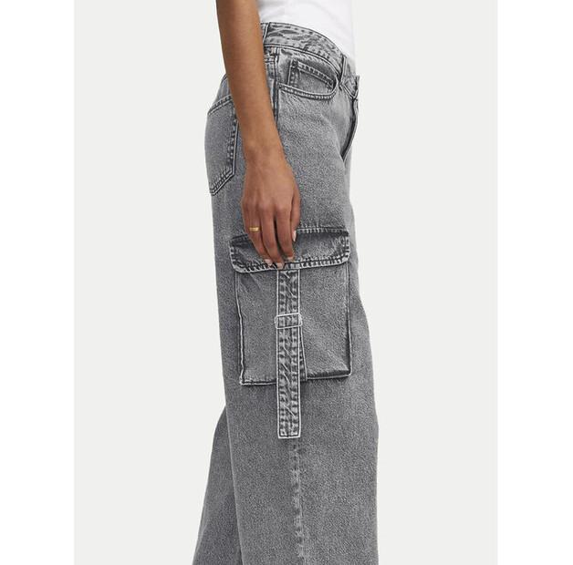 Джинсы JJXX Tokyo 12267831 серый Wide Leg