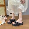 Summer summer wear non-slip deodorant silent mesh beach soft bottom thick bottom slippers