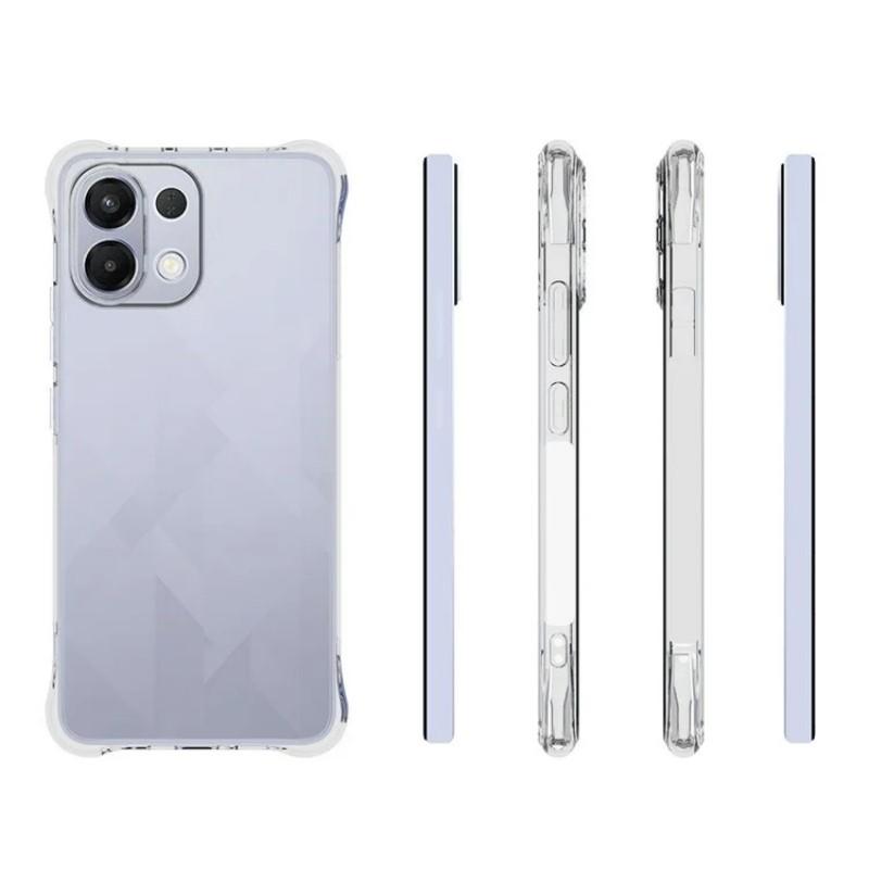 For Oppo K13 5G Clear TPU Case WANLONFENG TM Series 2.0mm Phone Back Cover