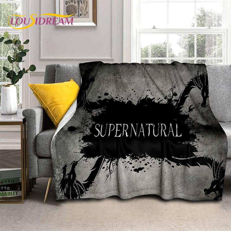 SPN Последние Сверхъестественное Дин Сэм Мягкие Фланелевые Пледы, Плед Уютный Плед для Пикника Кроватей Дивана Дома Спальни Подарок