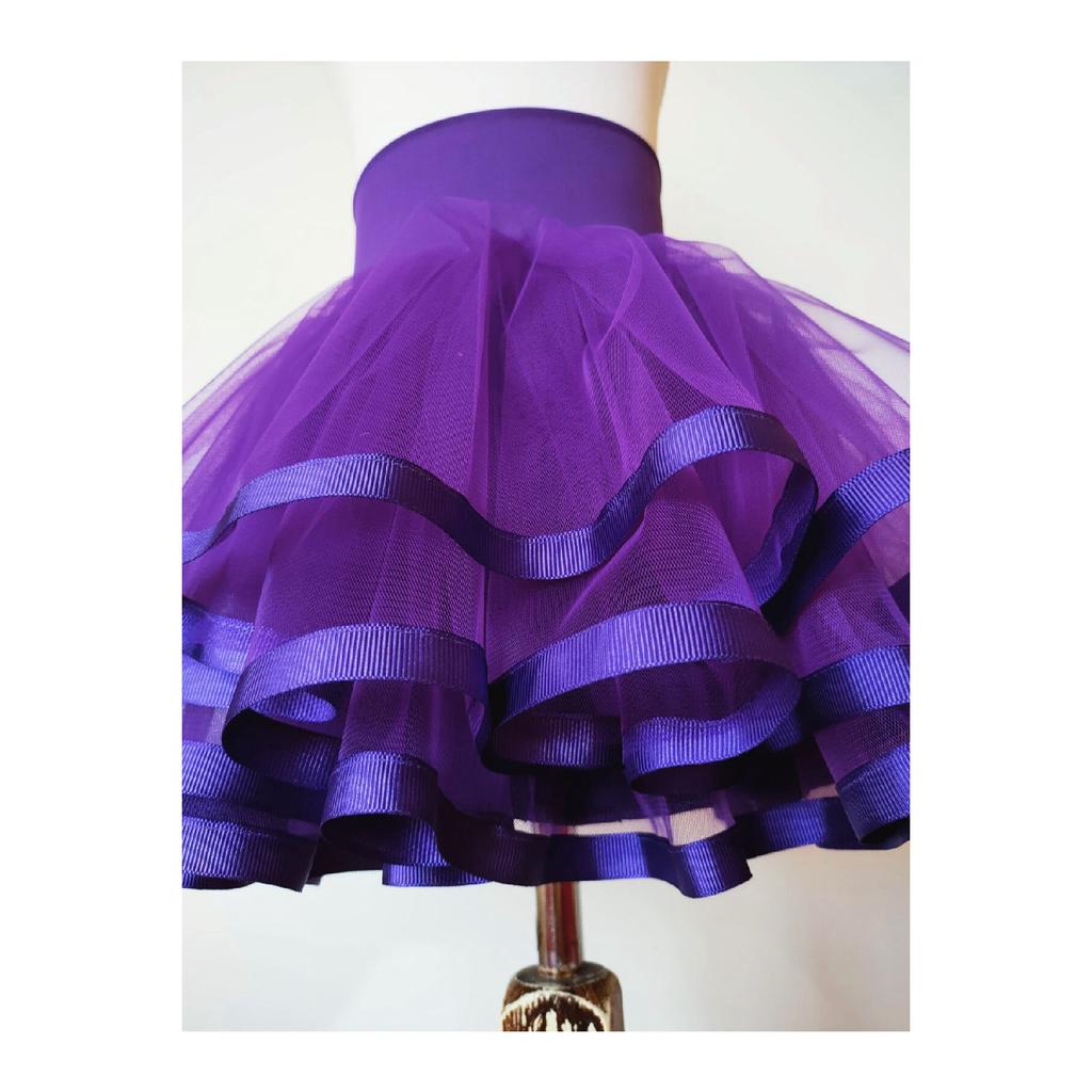 Юбка-пачка из тюля с красной подкладкой для девочек, 29 октября, Blackpink, Хэллоуин, среда