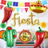 2026 Декорации для вечеринки Fiesta Шары Мексиканские Декорации для вечеринки Fiesta Декорации для Тако Луау Принадлежности для Дня Рождения Домашний Декор