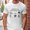 Things I Do In My Spare Time Fishing Graphic Tshirt For Unisex Funny Humorous Angler Printed Short Sleeve Tees For Fishing Lover