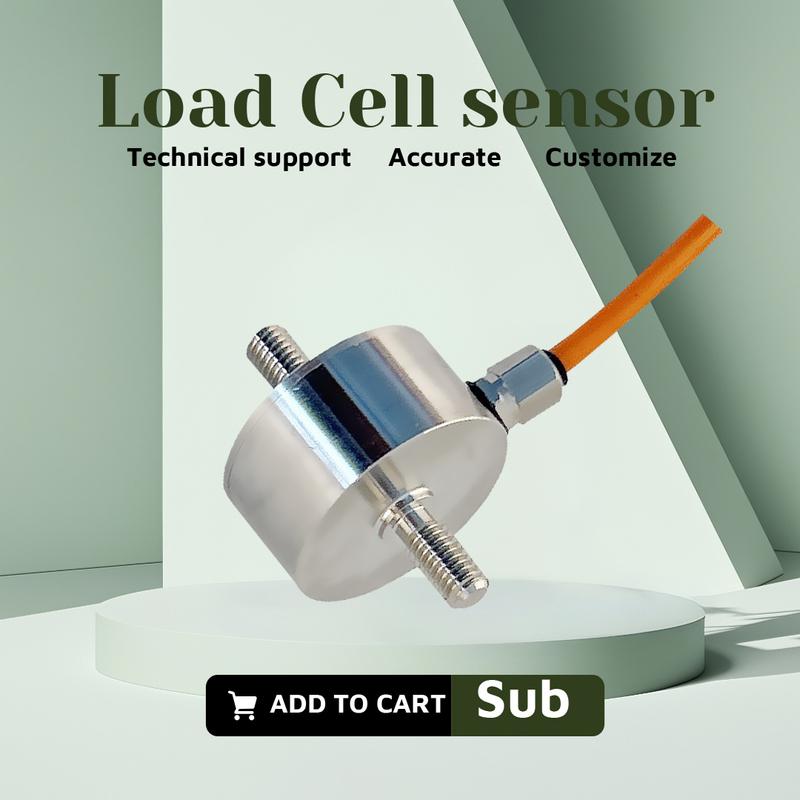 BENGBUZZYQ Tension Rod Load Cell 0-5000KG Stainless Steel High Precision Force Sensor for Automation Industrial Weighing Robotic