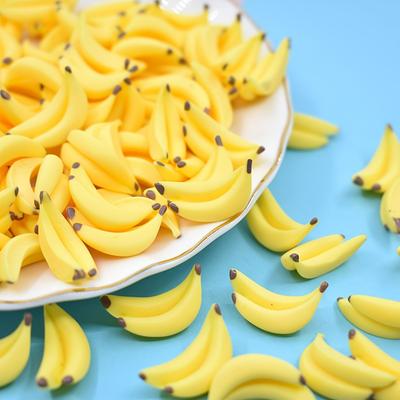 20 шт. DIY Мини-модель банана, украшения, аксессуары для рукоделия, товары для дома, идеальные украшения своими руками, товары для рукоделия