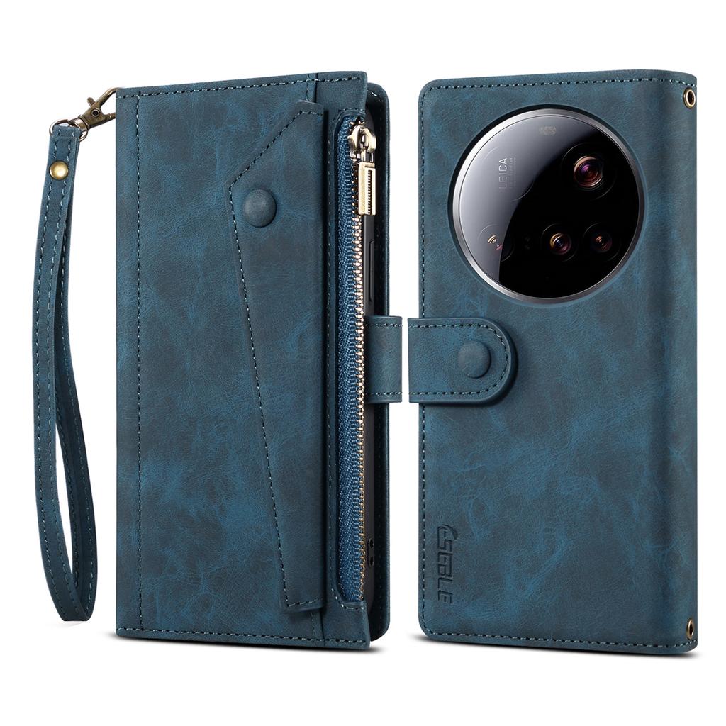 ESEBLE Star Series For Xiaomi 15 Ultra Case Zipper Wallet Leather Stand Phone Cover