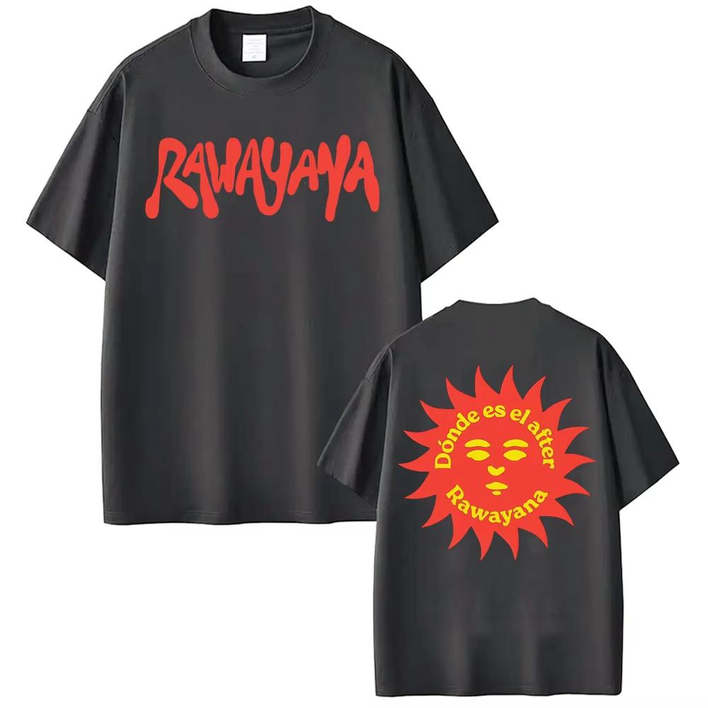 Rawayana Donde Es El After New Album T Shirts Unisex Women Harajuku Retro Short Sleeve Tshirt Summer Tops Unisex Cotton T Shirt