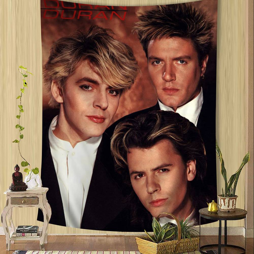 D-Duran Duran Музыкальная Группа Аниме Гобелен Хиппи Цветочные Ковры для Стен Декор Комнаты Повесить на Стену Домашний Декор