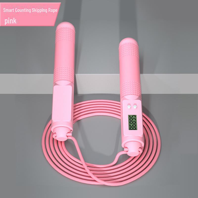 Умная беспроводная скакалка для фитнеса в помещении — для взрослых и студентов, двойное использование, с большим мячом