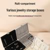New High-End Jewelry Box with Buckle: Large Capacity Drawer for Necklace & Earrings