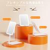Auxmir Настольное складное зеркало для с LED 3 бесступенчатыми залами USB Регулируемый 1500 мАч Высокий Power Bank Легкое компактное зеркало, Макияж, Свет, Цвета,