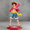 Пресс-шляпа Призрачный остров Луффи GK One Piece Аниме Фигурка Модель Настольная композиция Статуэтка GK Настольное украшение Игрушки для мальчиков Дата рождения Подарок