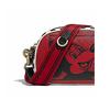 Coach X Disney X Keith Haring Коллаборация Камера 19 Значок Форма Микки Кожаная Сумка для Камеры Женская Сумка на Плечо Красная C1141-B4RGO