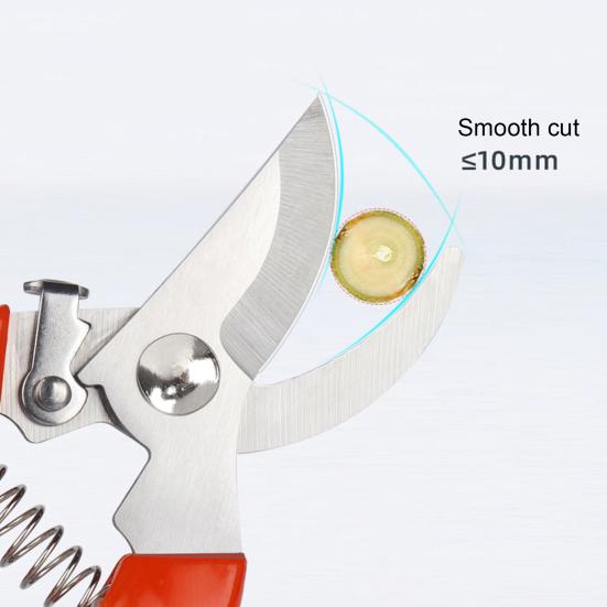 Садовые ножницы с нескользящей ручкой для сбора фруктов из нержавеющей стали, цветок, бонсай, ветка, секатор, садовый инструмент, садовые принадлежности