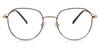 Full Rim Oval Black Rose Gold Silo 904b Fashion Unisex Eyeglasses