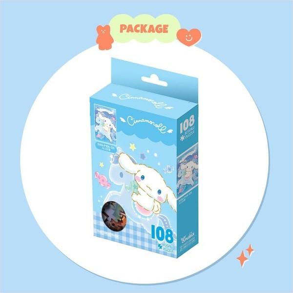 Персонажи Sanrio Shining Kuromi My Melody Pom Pom Purin Cinnamoroll Пазл 108 шт.