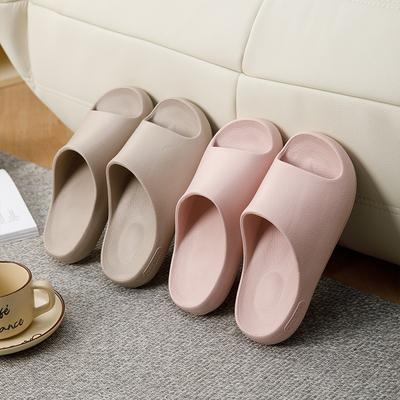 Пара тапочек женские летние простые домашние бесшумные для помещений ванной комнаты бани дышащие нескользящие легкие прохладные тапочки женские