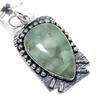 Natural Aquamarine Gemstone Handmade 925 Sterling Silver Pendant 2.56" z5Y42