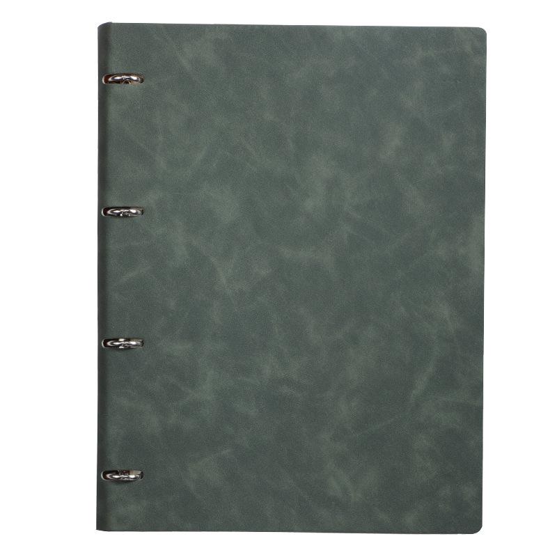 New Style A4 Loose-Leaf Notepad: Elegant, Simple, Detachable Ring for Business or Office Meetings