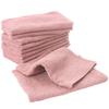 Senshu Made In Face 11 260 Set of Commercial Moss Instant Quick Dry Plain Towel, Japan, Towel, Colors, Momme, 10, 100% Cotton, Towel, Pink,