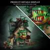 Creepy Carnivorous Plant House Building Blocks , Giant Venus Flytrap House Bricks Model, Creative Desktop Collectible Decor