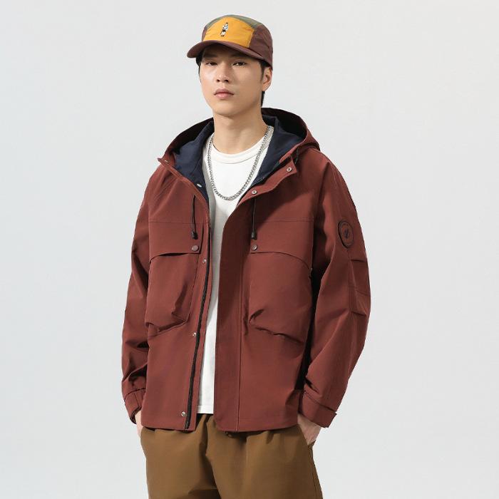 Ветрозащитная и водонепроницаемая куртка American Hooded Tooling Jacket Мужская и женская куртка для альпинизма на открытом воздухе