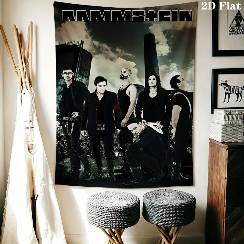 Rammstein Промышленный Металл Мощная Сила Постельное Белье 1 Пододеяльник 2 Наволочки Без Наполнителя Комплект Постельного Белья Рождественский Подарок на День Рождения