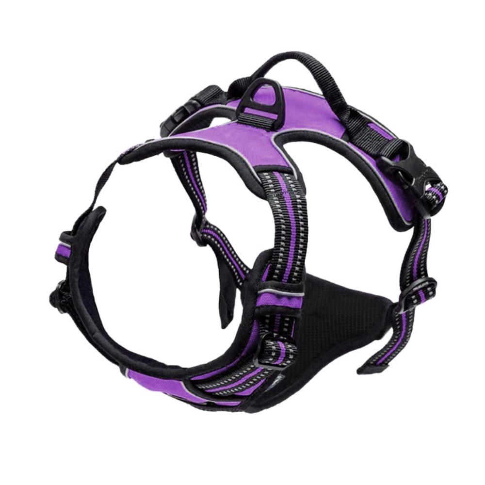 Reflective No Pull Dog Harness Vest Nylon Breathable Dog Chest Strap Adjustable Dog Leash Vest Large and Medium-sized Dog