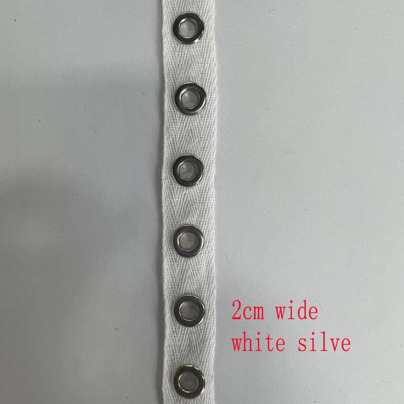 4 метра/партия, ширина 2 см/2,5 см, хлопковая тесьма с перфорированным кольцом, плоский хлопковый ремень, кружевной ремень для одежды, аксессуары, декоративная тесьма