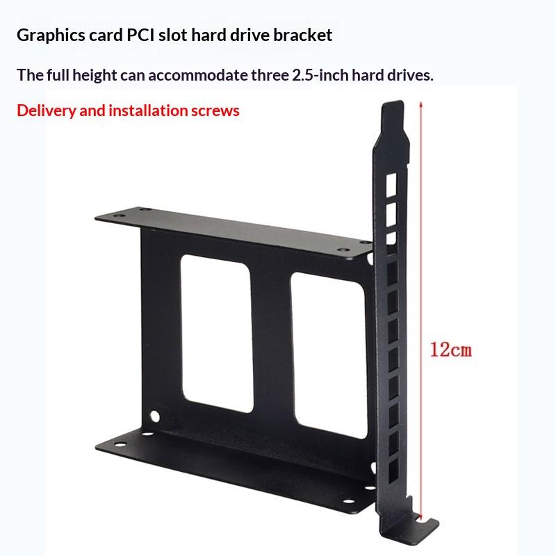 Корпус Компьютера Настольный SSD HDD Универсальный Отсек для Жесткого Диска PCI Слот Расширения Подходит Для 2,5-Дюймовых/3,5-Дюймовых Жестких Дисков