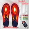 Winter Heated Insoles with 2200mah Battery Foot Warmer for Man Women Skiing Hiking Outdoor Warming Rechargeable Heating Insoles