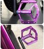 Цветные алюминиевые велосипедные педали Carbon Guest CNC с подшипниковой осью для горного и внедорожного катания