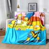 1Pc Simpsons Family Adventure Blanket Soft And Comfortable Casual Warm Camping Travel Christmas Halloween Gift M921749