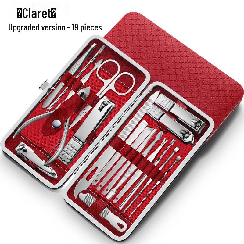 Премиальный набор кусачек для ногтей, устойчивый к смазыванию и брызгам, для мужчин и женщин