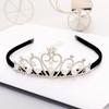 Hannal Heart Pearl Tiara Headband