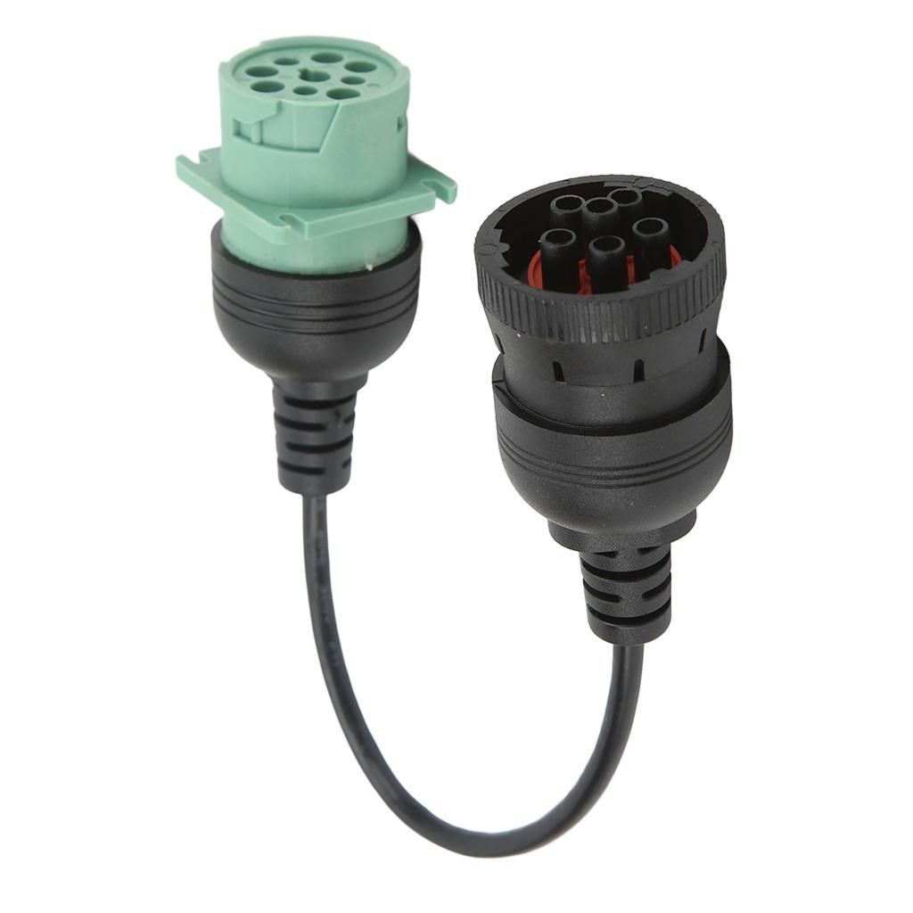 Диагностический кабель 9P J1939 - 6P J1708 Plug and Play ABS Пластик Высокая гибкость Универсальный для