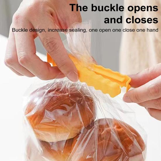 12 шт. уплотнительные зажимы для пластиковых пакетов в форме картофеля фри, влагостойкие зажимы для хранения свежести закусок, многоразовые магниты, кухонные аксессуары