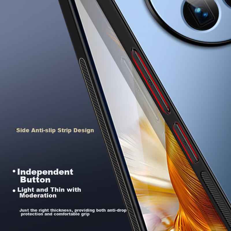 Huawei Mate50 Phone Case, Huawei Mate50e Protective Cover, AG Frosted Full Coverage, Real Machine Feel, Simple Style, Shockproof,n, Lavender Gray