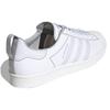 Adidas Originals Superstar Durable Low-Top Skate Shoes Men Sneakers White Gray FW6014