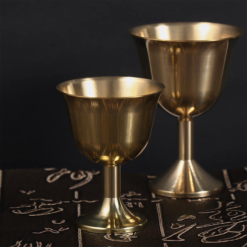 Brass Champagne Drinkware Chalice Cocktail Bar Tools Goblet Wine Cups Stemware Liquor Cups