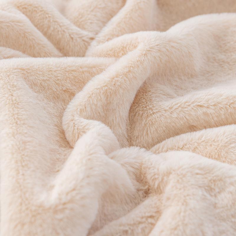 70x100cm Imitation Rabbit Plush Blanket Winter Warm Soft Throw Fur Blankets Comfortable Bed Sheet Sofa Nap Blanket High Quality