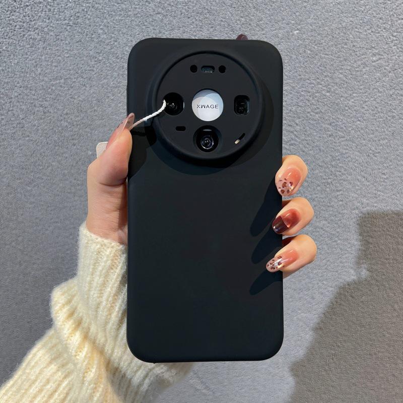 Совместимо с Huawei Mate 80 Pro: Чехол из жидкого силикона для телефона, Полное покрытие камеры, Защита однотонного цвета