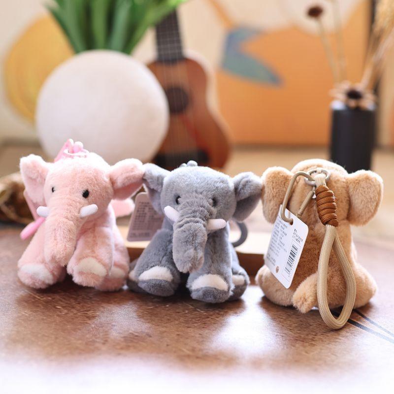 Adorable Elephant Plush Doll With Pp Cotton Filling For Backpack Decor And Gifts