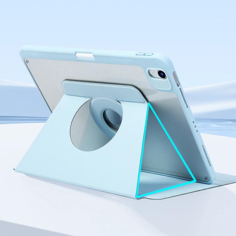 For iPad Air 13 (2025)/(2024) Case Leather Magnetic Detachable Smart Tablet Cover Rotation Foldable Stand