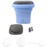 Foldable Washing Machine Mini Portable Bucket Laundry Washer with Black Lid for RV Travel Apartment