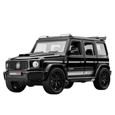 1/22 масштаб металл литой игрушечный автомобиль Brabus G800 модели резиновые шины внедорожник транспорт игрушки 6 дверей открыты внедорожная коллекционная модель мальчики подарки